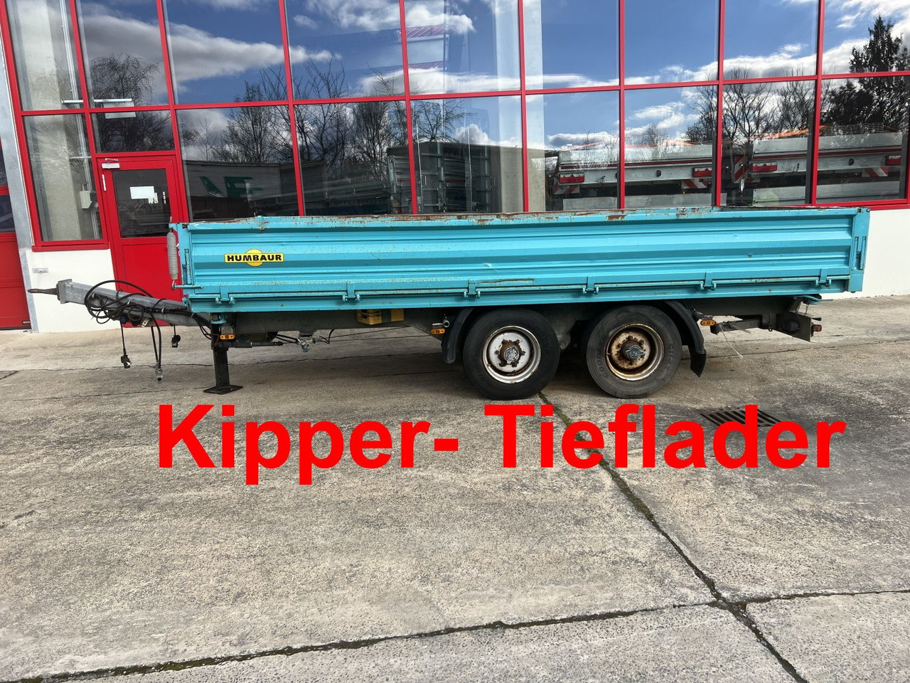 Humbaur HTK 10 50 24 Tandem Kipper- Tieflader - Kiper prikolica: slika 1 Humbaur HTK 10 50 24 Tandem Kipper- Tieflader - Kiper prikolica: slika 1