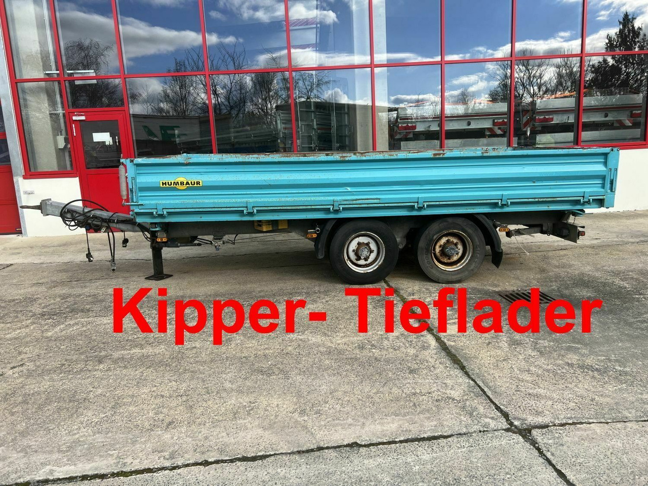 Humbaur Tandem Kipper- Tieflader - Kiper prikolica: slika 1 Humbaur Tandem Kipper- Tieflader - Kiper prikolica: slika 1