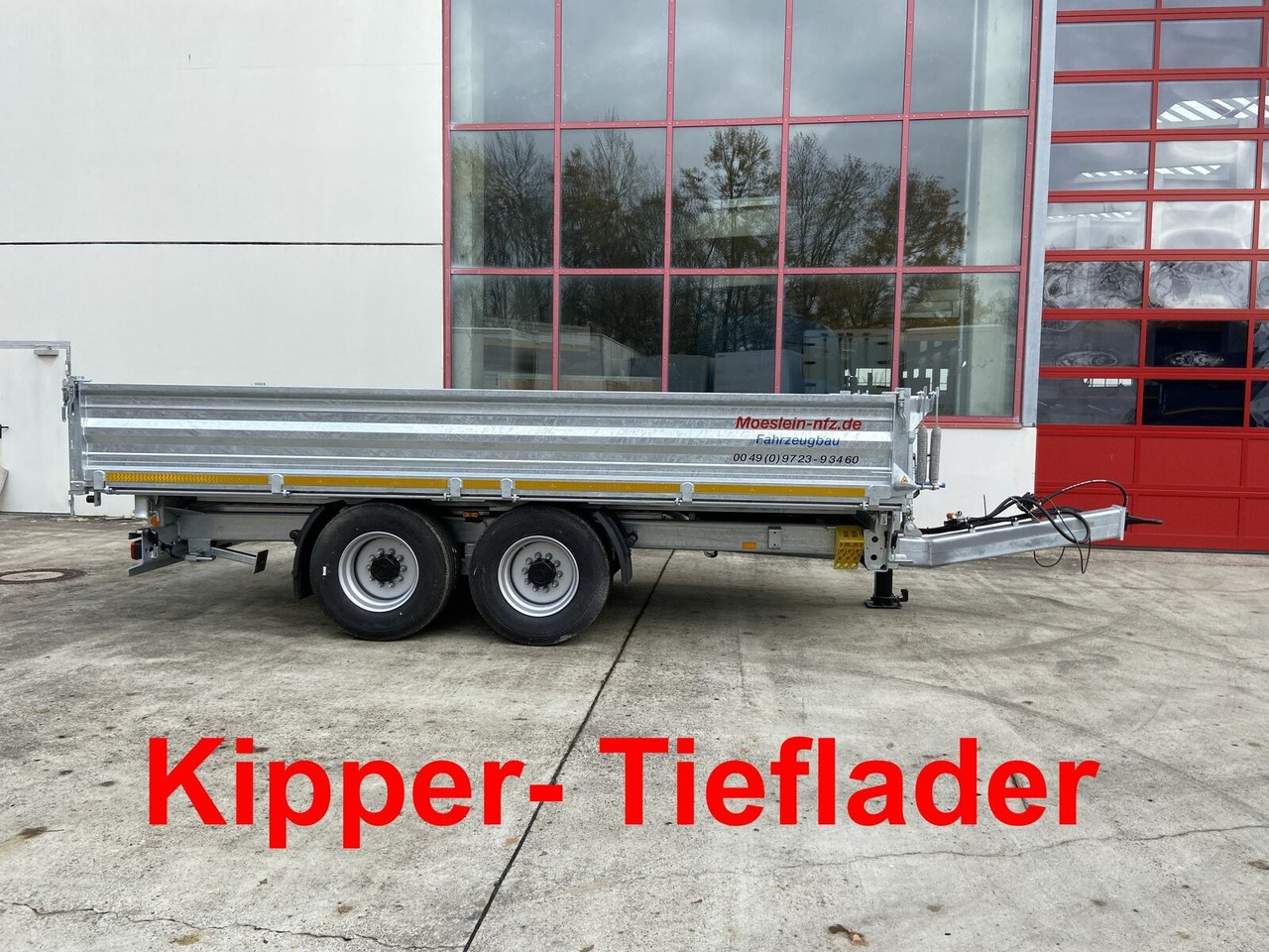Möslein 14 t Tandemkipper Tieflader Breite Reifen-- Neu - Kiper prikolica: slika 1 Möslein 14 t Tandemkipper Tieflader Breite Reifen-- Neu - Kiper prikolica: slika 1