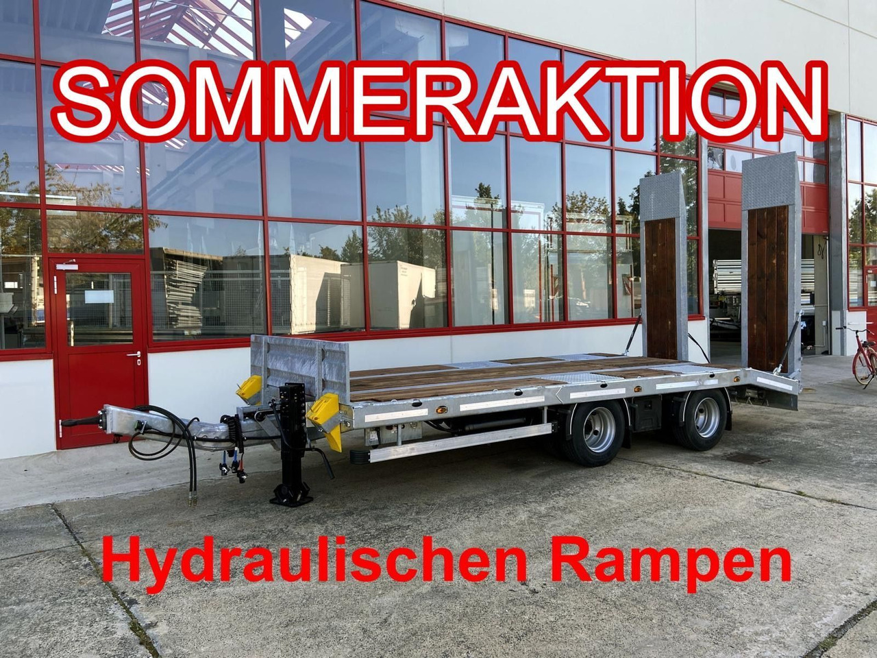 Möslein 21 t Tandemtieflader, hydr. Rampen, NEU - Nizko noseča prikolica: slika 1 Möslein 21 t Tandemtieflader, hydr. Rampen, NEU - Nizko noseča prikolica: slika 1