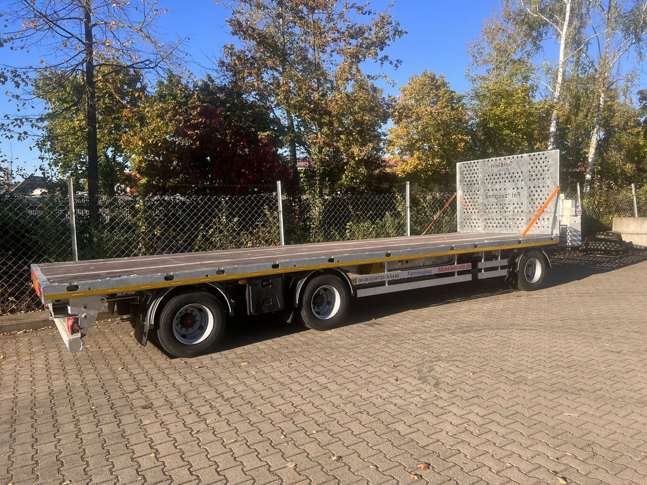 Plato/ Tovorna prikolica Möslein  3 Achs Jumbo- Plato- Anhänger 10 m, Mega: slika 6