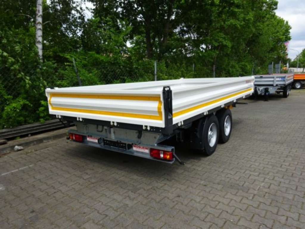 Nov Kiper prikolica Möslein TTD 11 Weiß  neuer Tandem 3- Seitenkipper Tieflader-- Neufahrzeug --: slika 10