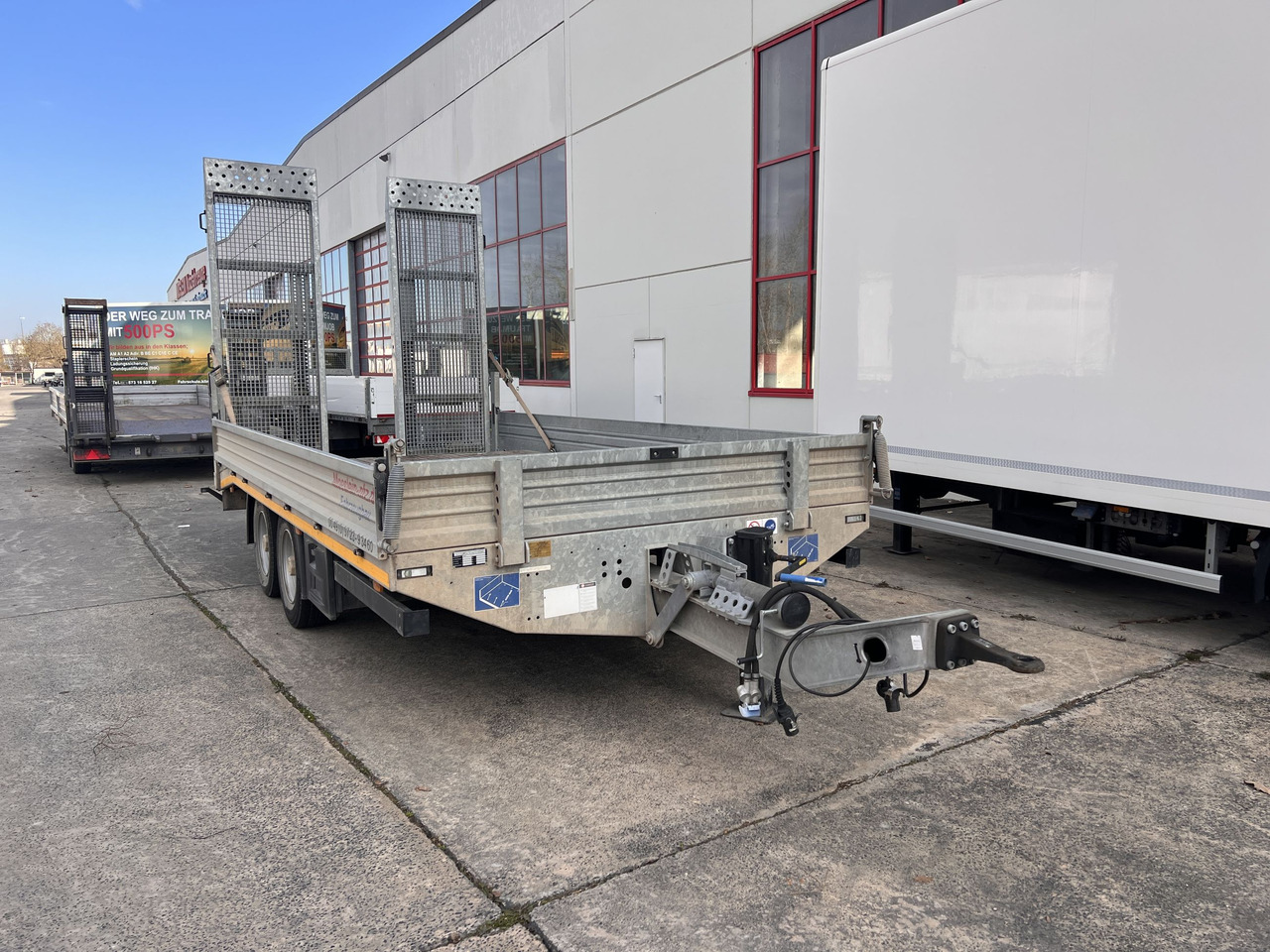 Möslein TTS 11 Schwebheim Tandemtieflader, Breite Rampen, Wenig Benutzt - Nizko noseča prikolica: slika 5 Möslein TTS 11 Schwebheim Tandemtieflader, Breite Rampen, Wenig Benutzt - Nizko noseča prikolica: slika 5