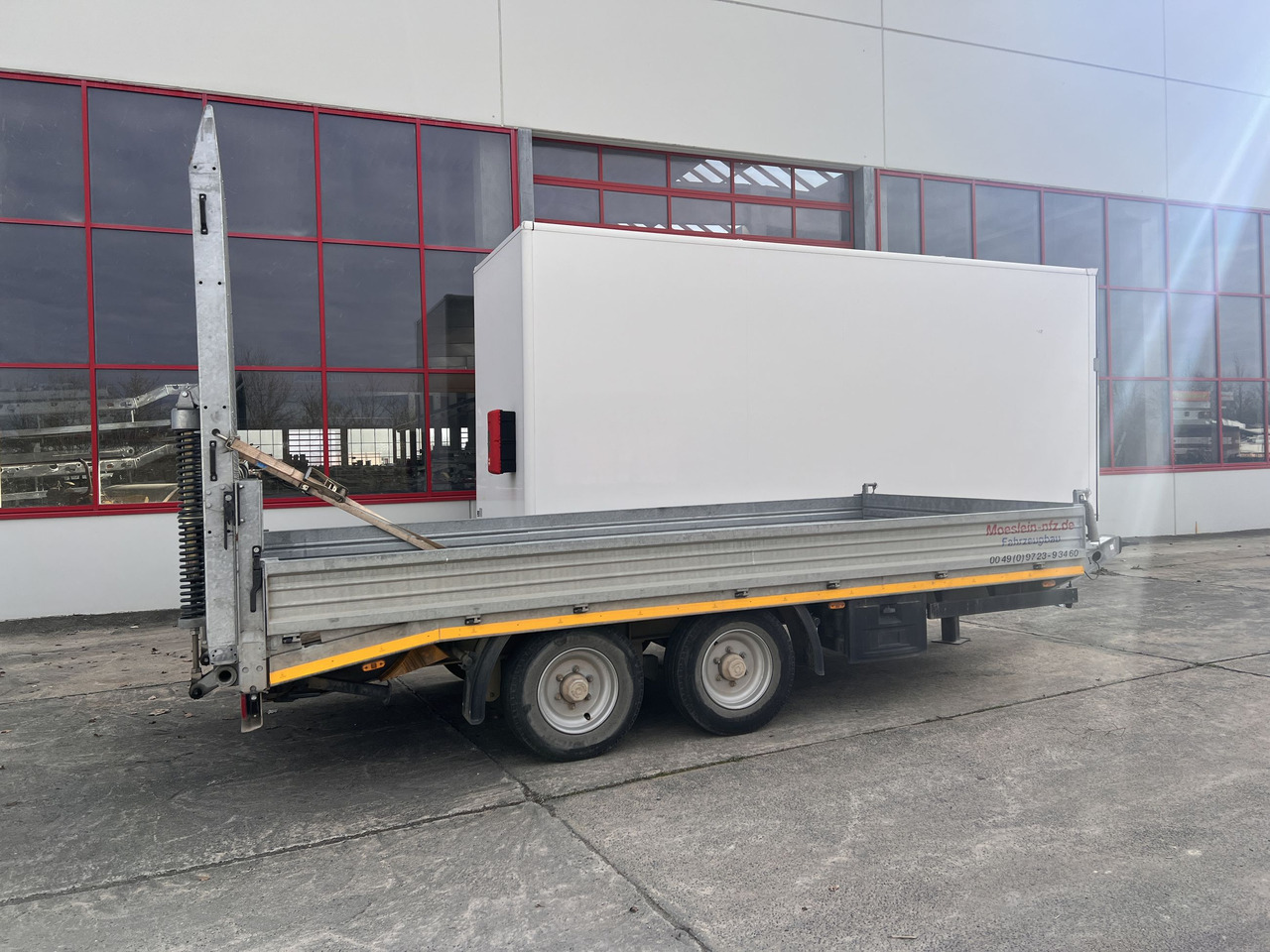 Möslein TTS 11 Schwebheim Tandemtieflader, Breite Rampen, Wenig Benutzt - Nizko noseča prikolica: slika 2 Möslein TTS 11 Schwebheim Tandemtieflader, Breite Rampen, Wenig Benutzt - Nizko noseča prikolica: slika 2