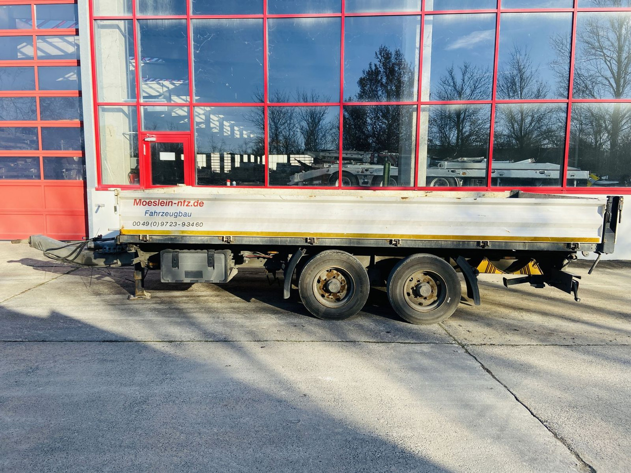 Nizko noseča prikolica Möslein  Tandemkipper- Tieflader: slika 1