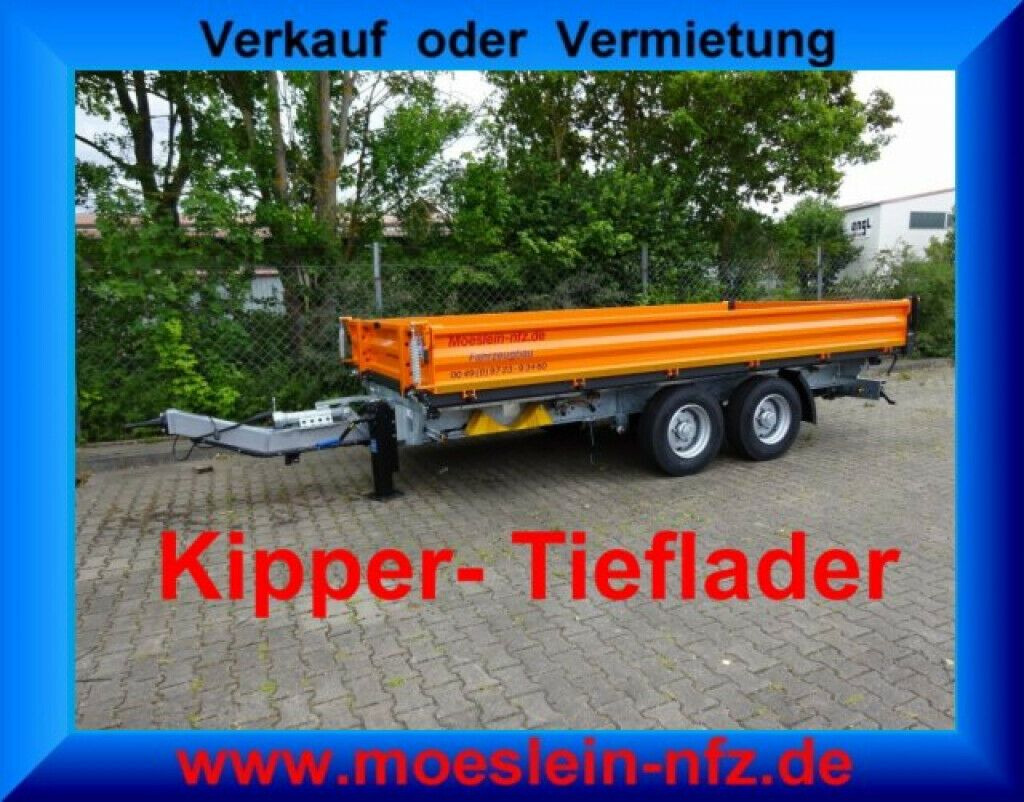Möslein neuer Tandem 3- Seitenkipper Tieflader-- Neufah - Kiper prikolica: slika 2 Möslein neuer Tandem 3- Seitenkipper Tieflader-- Neufah - Kiper prikolica: slika 2