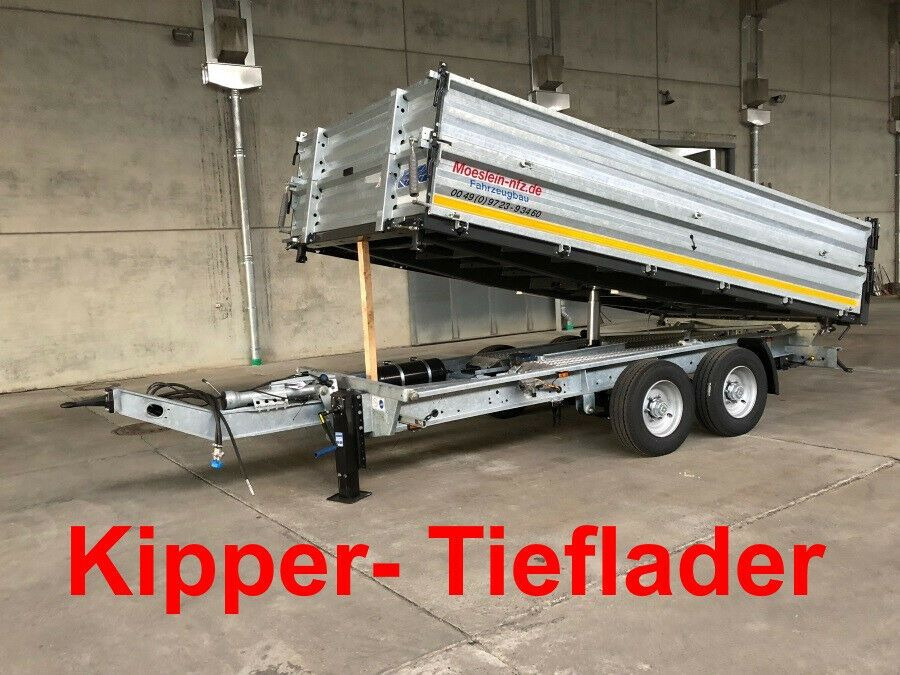 Möslein neuer Tandem 3- Seitenkipper Tiefladermit Bordw - Kiper prikolica: slika 1 Möslein neuer Tandem 3- Seitenkipper Tiefladermit Bordw - Kiper prikolica: slika 1