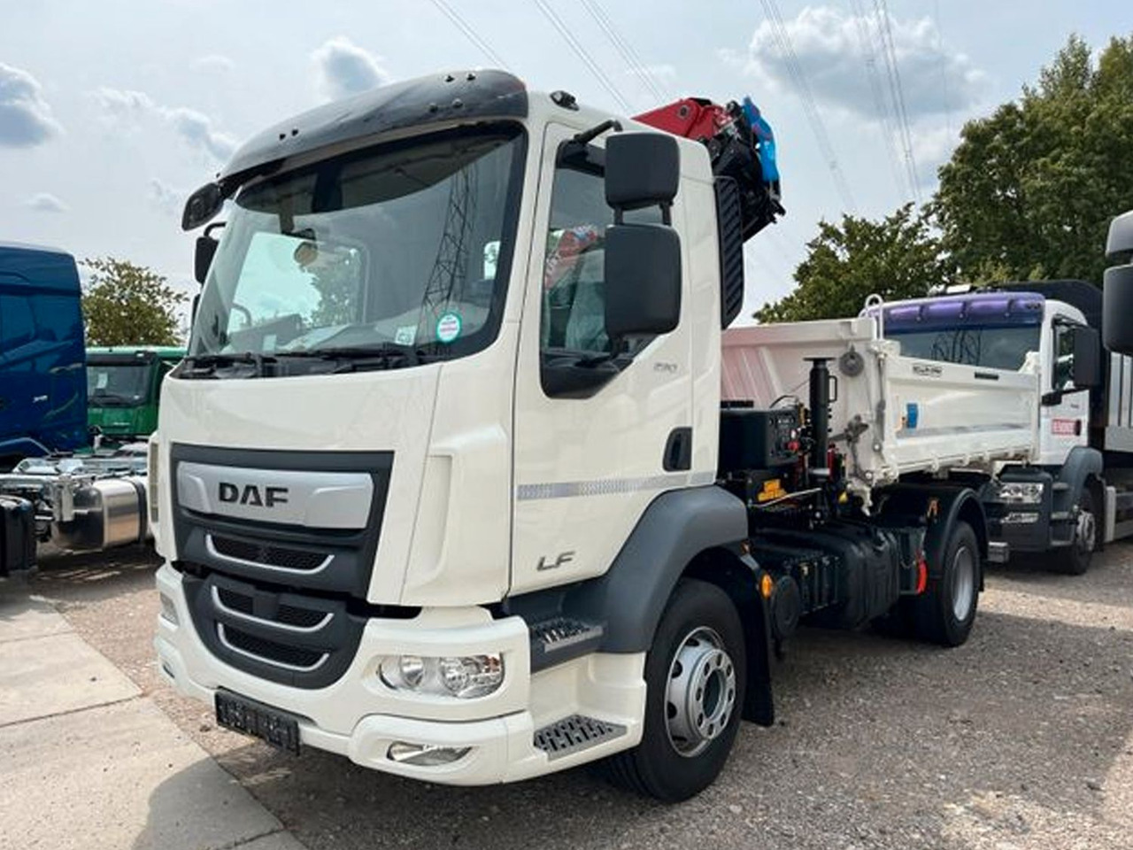 DAF LF 290 16t Meiller Krankipper Tageszulassung DAF LF 290 16t Meiller Krankipper Tageszulassung - Tovornjak prekucnik, Tovornjak z dvigalom: slika 1 DAF LF 290 16t Meiller Krankipper Tageszulassung DAF LF 290 16t Meiller Krankipper Tageszulassung - Tovornjak prekucnik, Tovornjak z dvigalom: slika 1
