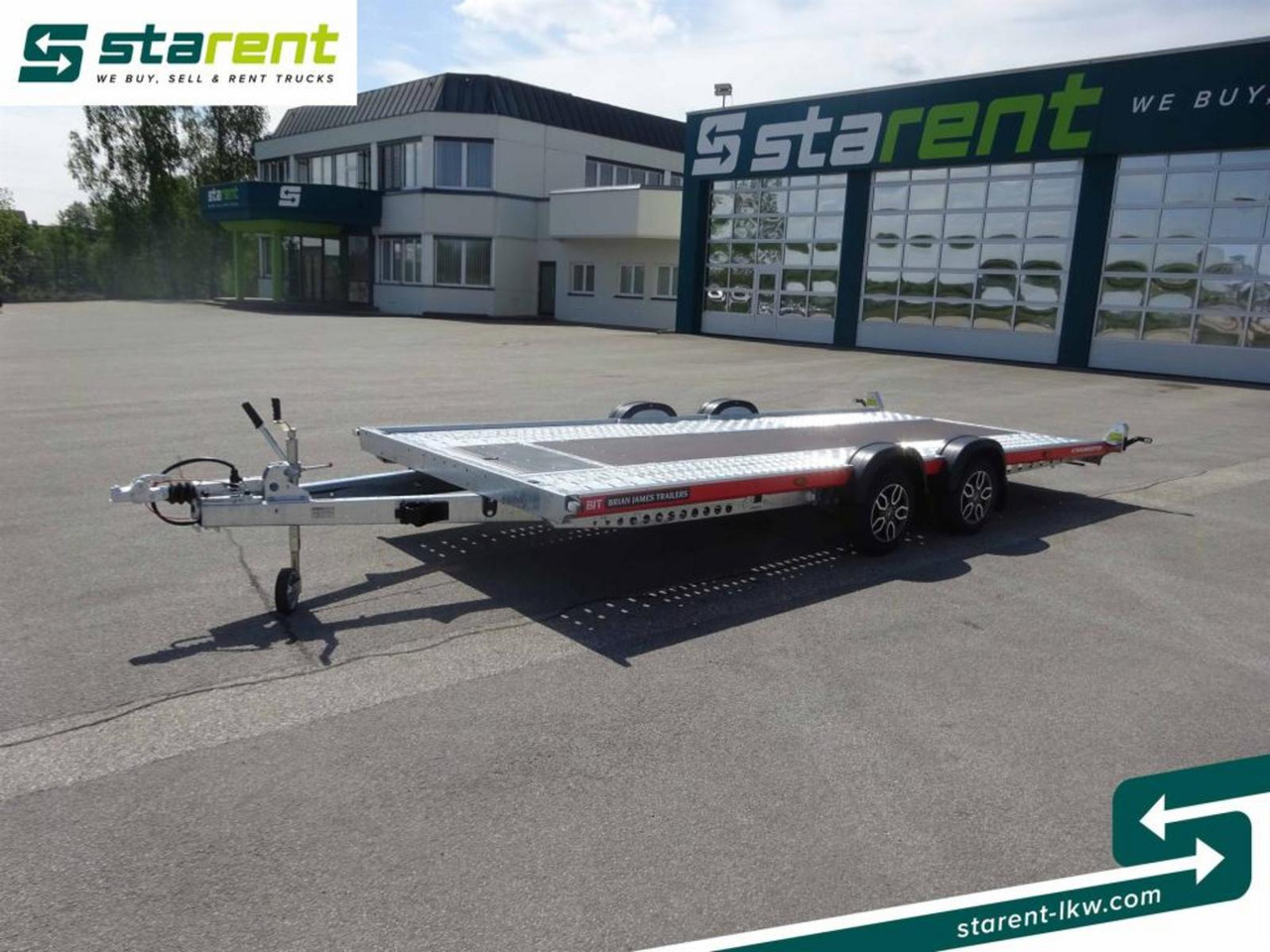Brian James Trailers A-Transporter Rampen Alufelgen - Prikolica avtotransporter: slika 1 Brian James Trailers A-Transporter Rampen Alufelgen - Prikolica avtotransporter: slika 1