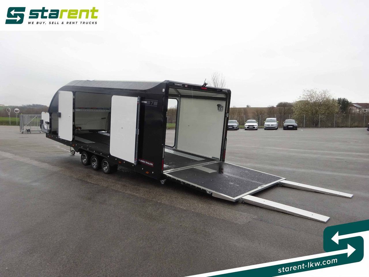 Prikolica avtotransporter Brian James Trailers Race Transporter 7, Seilwinde: slika 13