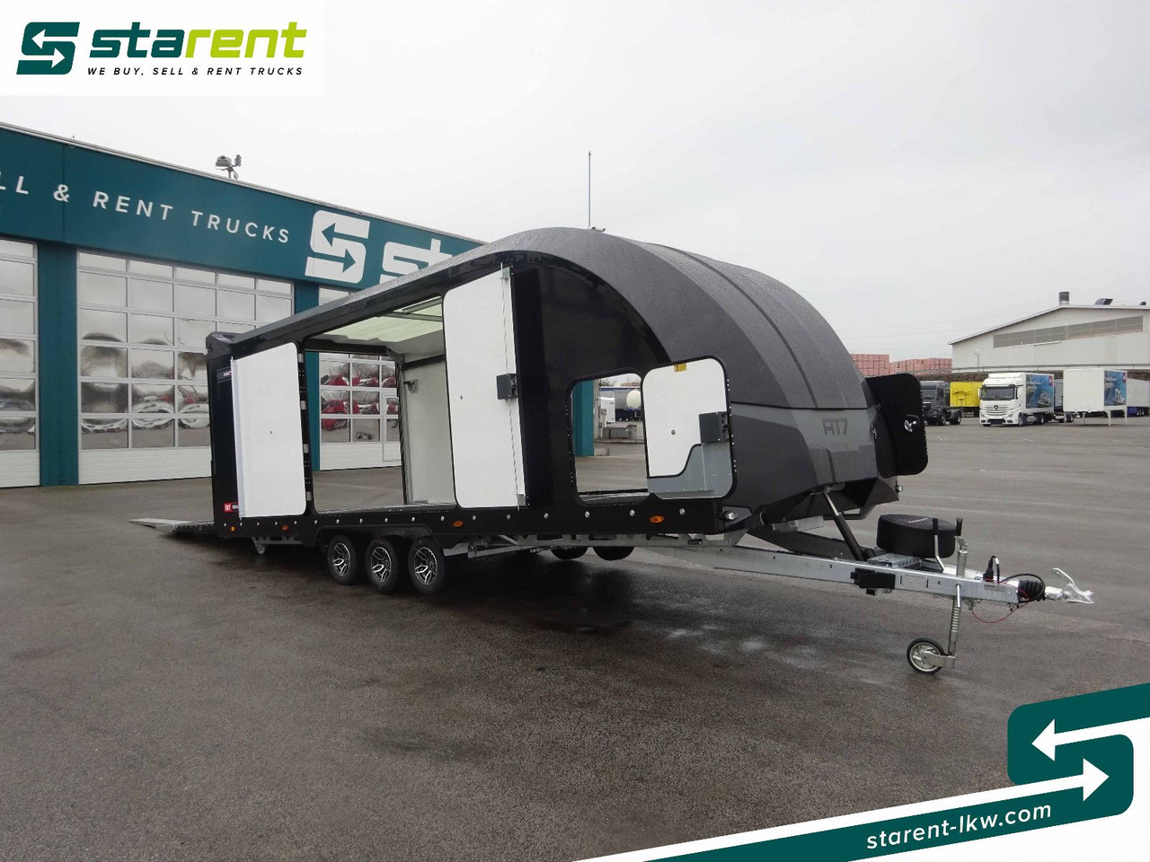 Prikolica avtotransporter Brian James Trailers Race Transporter 7, Seilwinde: slika 10