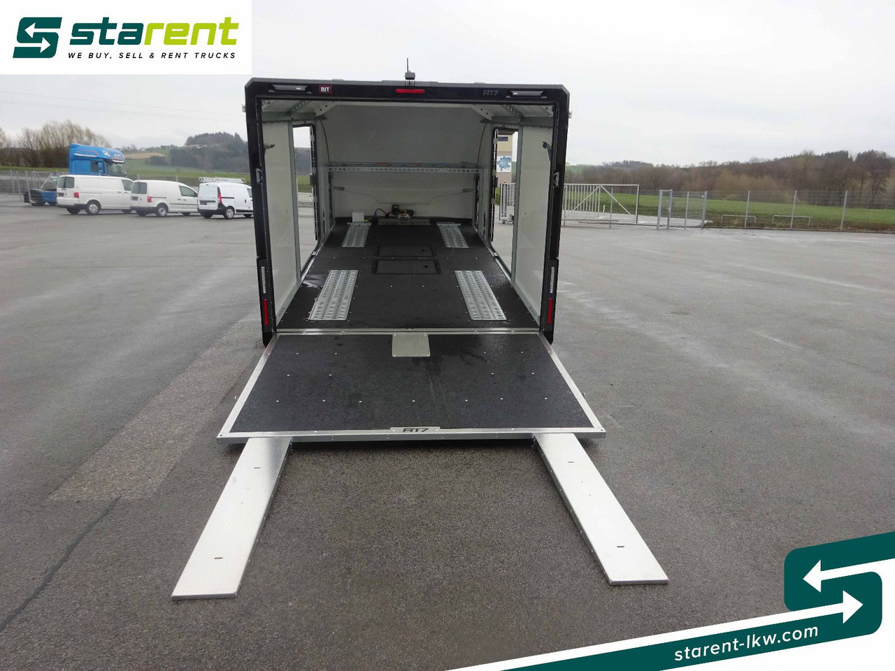 Prikolica avtotransporter Brian James Trailers Race Transporter 7, Seilwinde: slika 12