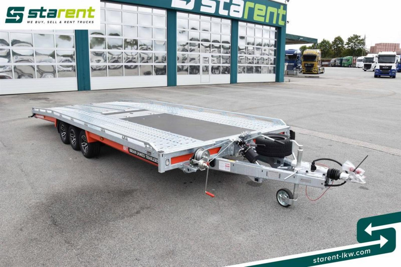 Brian James Trailers T-Transporter Rampen Seilwinde Kippbar Alu - Prikolica avtotransporter: slika 3 Brian James Trailers T-Transporter Rampen Seilwinde Kippbar Alu - Prikolica avtotransporter: slika 3