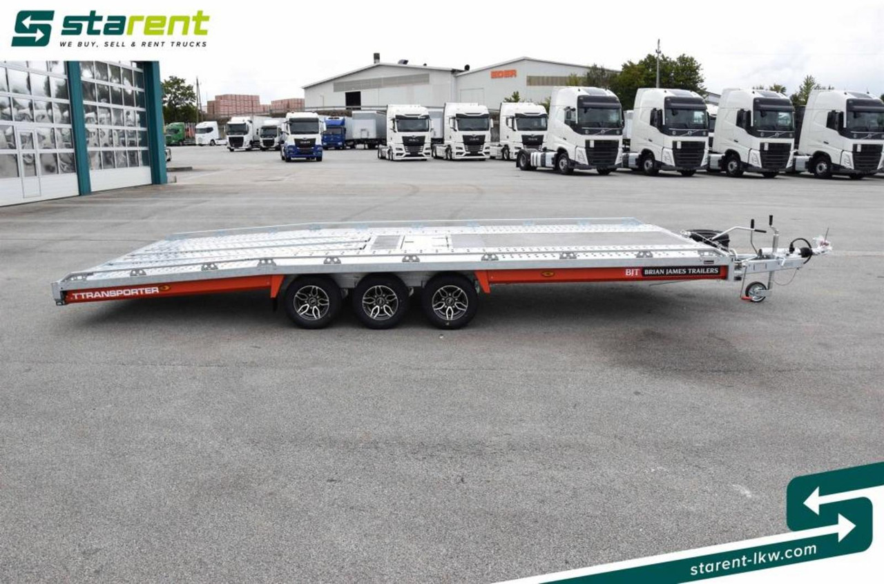 Brian James Trailers T-Transporter Rampen Seilwinde Kippbar Alu - Prikolica avtotransporter: slika 4 Brian James Trailers T-Transporter Rampen Seilwinde Kippbar Alu - Prikolica avtotransporter: slika 4