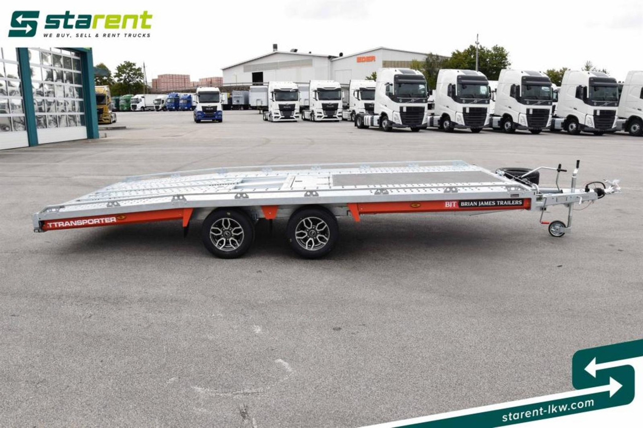 Brian James Trailers T-Transporter Rampen Seilwinde Kippbar Alu - Prikolica avtotransporter: slika 4 Brian James Trailers T-Transporter Rampen Seilwinde Kippbar Alu - Prikolica avtotransporter: slika 4