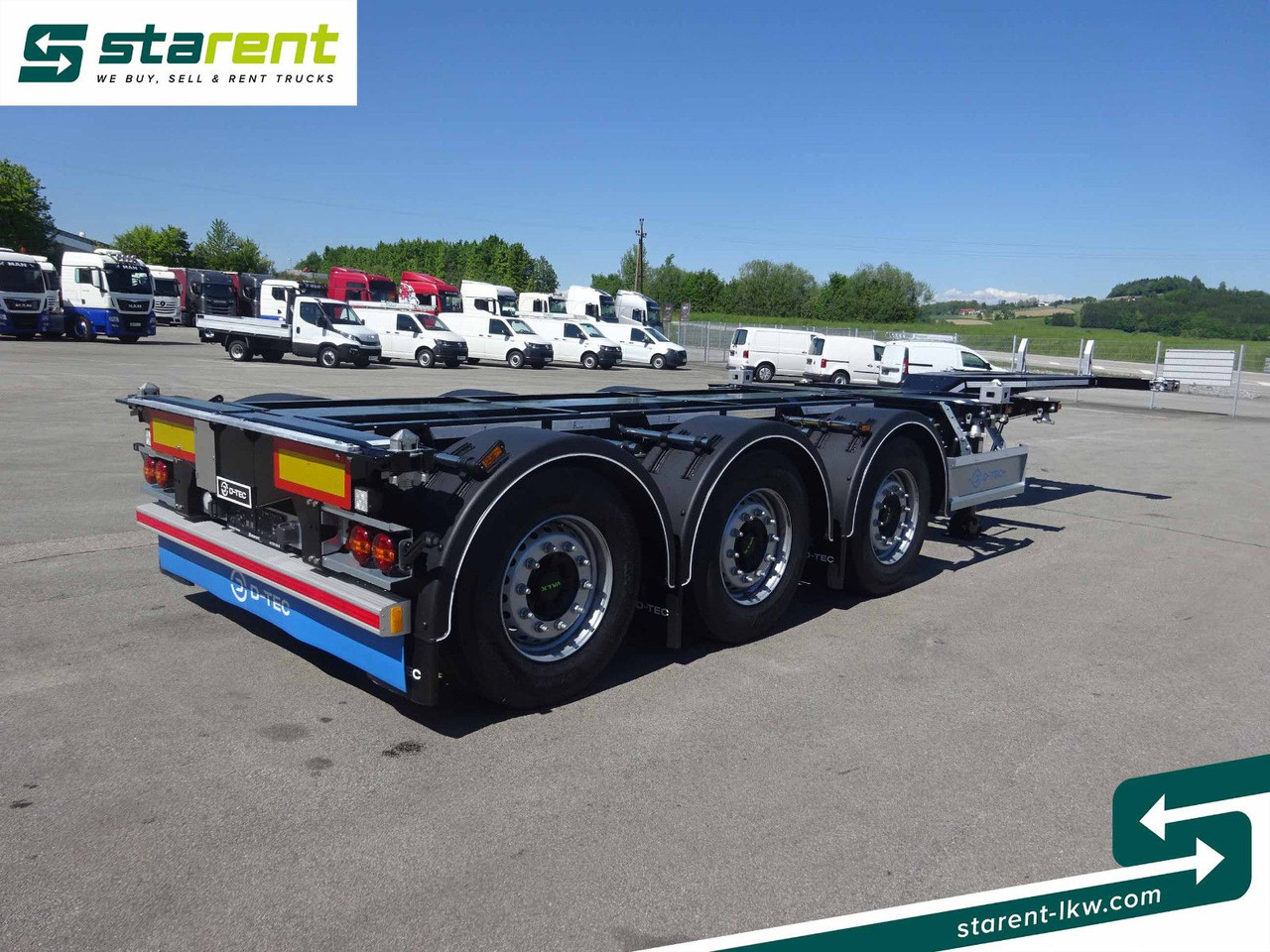 D-TEC Flexitrailer LS Containerchassis ADR, Liftachse - Kontejnerska polprikolica/ Polprikolica z zamenljivim tovoriščem: slika 5 D-TEC Flexitrailer LS Containerchassis ADR, Liftachse - Kontejnerska polprikolica/ Polprikolica z zamenljivim tovoriščem: slika 5