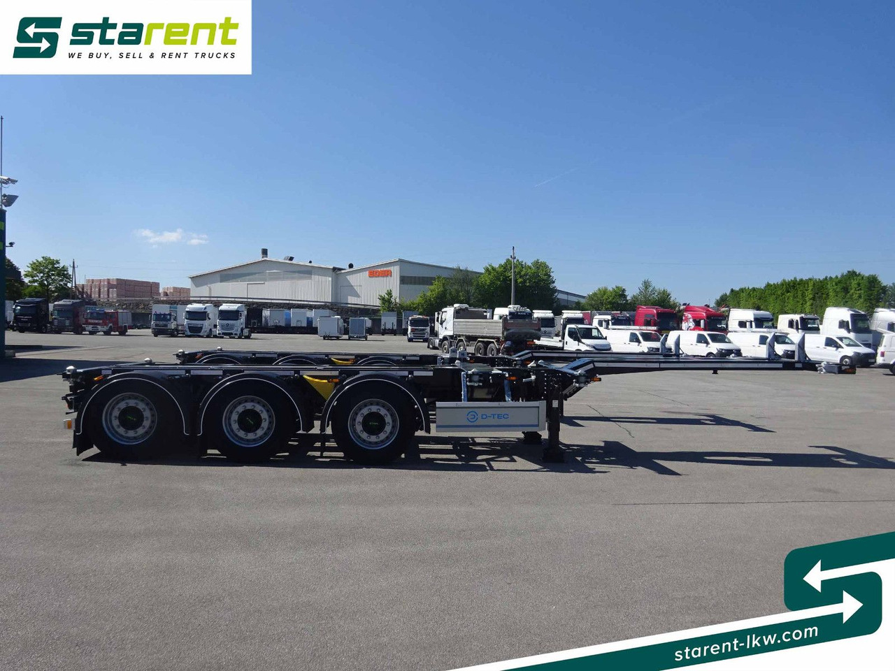 D-TEC Flexitrailer LS Containerchassis ADR, Liftachse - Kontejnerska polprikolica/ Polprikolica z zamenljivim tovoriščem: slika 4 D-TEC Flexitrailer LS Containerchassis ADR, Liftachse - Kontejnerska polprikolica/ Polprikolica z zamenljivim tovoriščem: slika 4