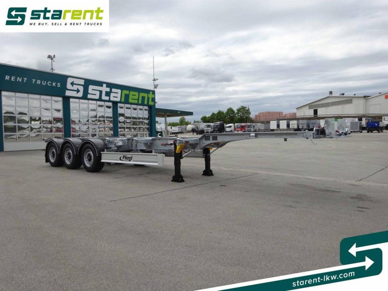Fliegl Containerchassis ADR, 1x20/2x20/1x30/1x40/1x45 - Kontejnerska polprikolica/ Polprikolica z zamenljivim tovoriščem: slika 3 Fliegl Containerchassis ADR, 1x20/2x20/1x30/1x40/1x45 - Kontejnerska polprikolica/ Polprikolica z zamenljivim tovoriščem: slika 3