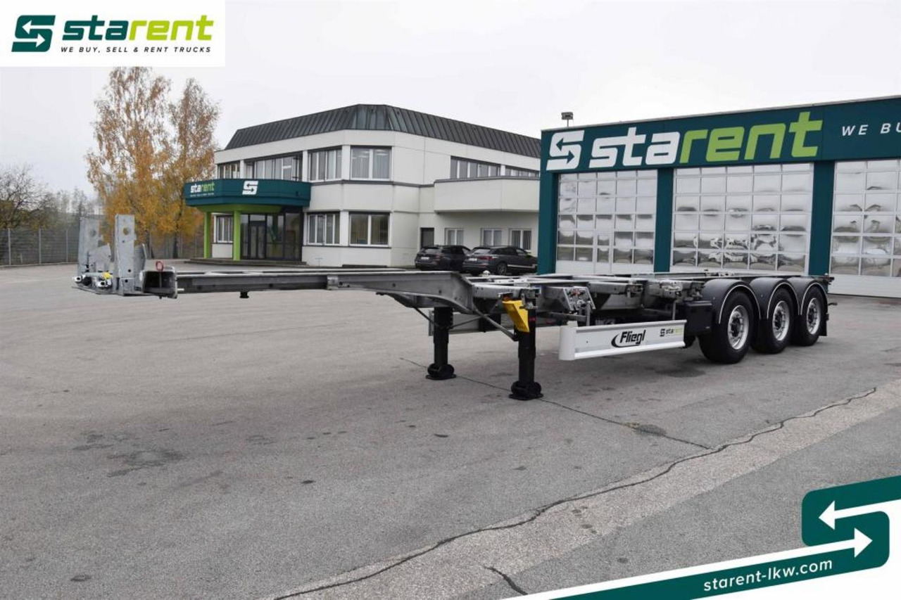 Fliegl Containerchassis ADR 1x20/2x20/1x30/1x40/1x45 - Kontejnerska polprikolica/ Polprikolica z zamenljivim tovoriščem: slika 1 Fliegl Containerchassis ADR 1x20/2x20/1x30/1x40/1x45 - Kontejnerska polprikolica/ Polprikolica z zamenljivim tovoriščem: slika 1