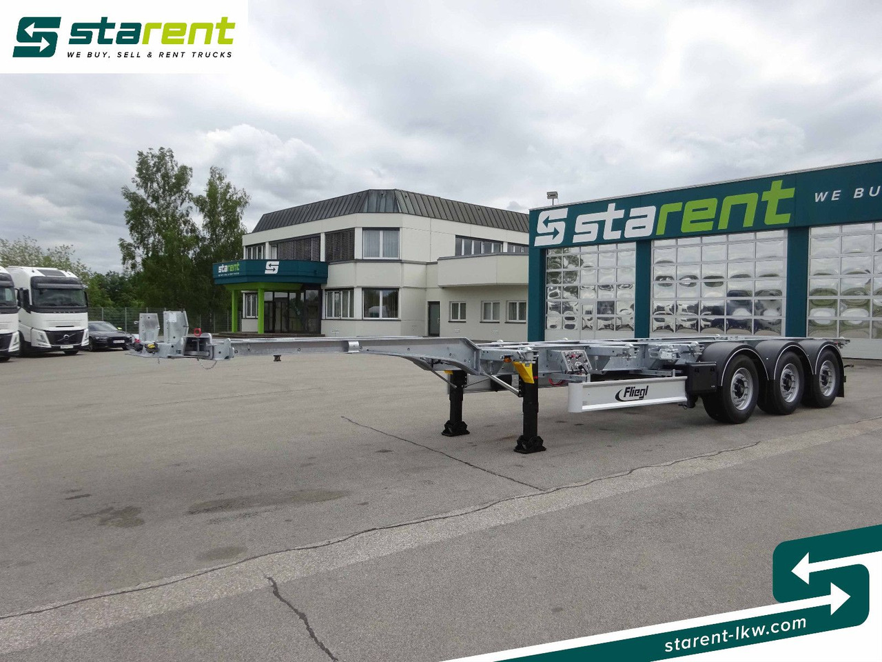 Fliegl Containerchassis ADR, 1x20/2x20/1x30/1x40/1x45 - Kontejnerska polprikolica/ Polprikolica z zamenljivim tovoriščem: slika 1 Fliegl Containerchassis ADR, 1x20/2x20/1x30/1x40/1x45 - Kontejnerska polprikolica/ Polprikolica z zamenljivim tovoriščem: slika 1