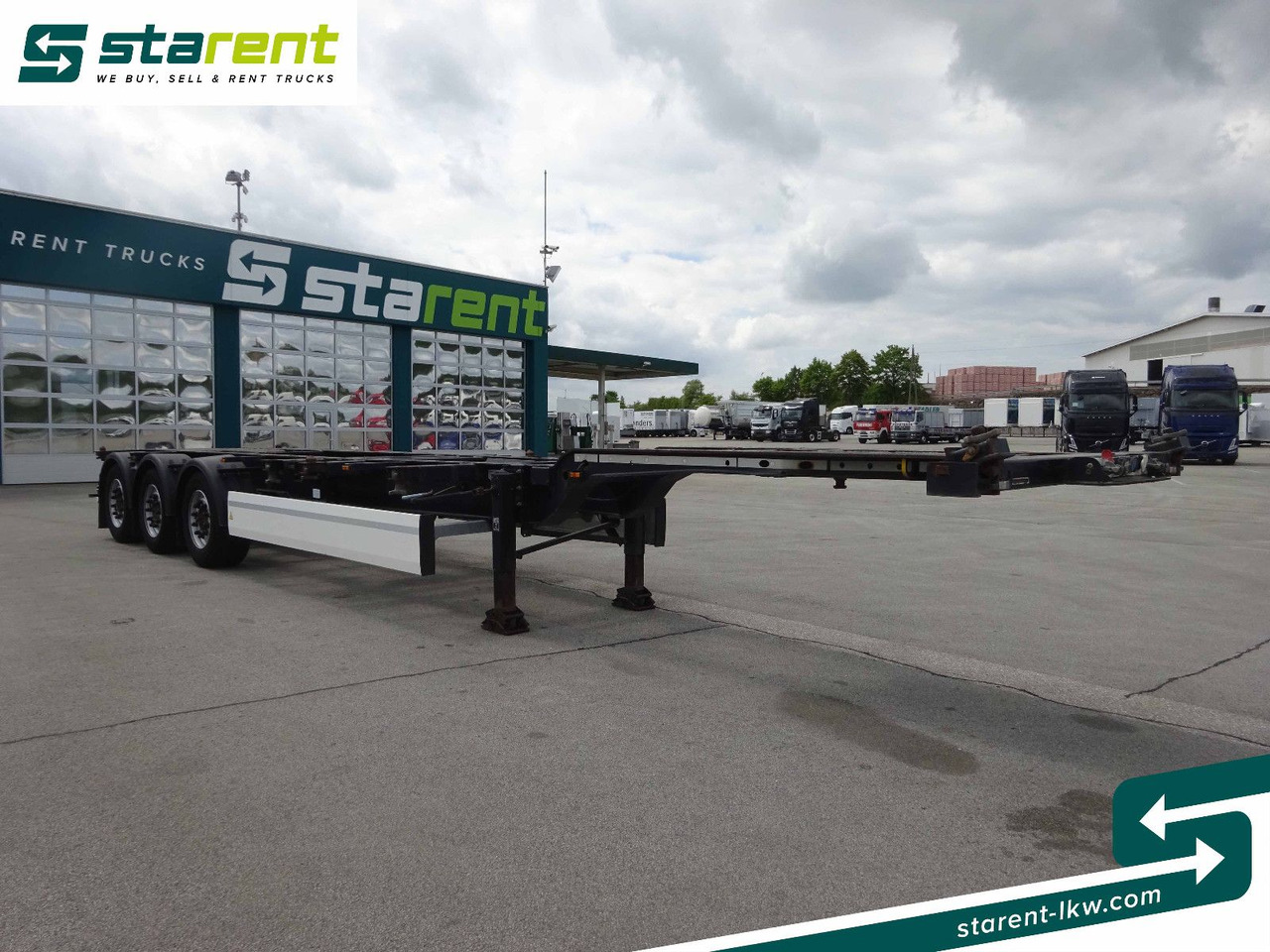 Krone Containerchassis 1x20/2x20/1x40/1x45, Liftachse - Kontejnerska polprikolica/ Polprikolica z zamenljivim tovoriščem: slika 3 Krone Containerchassis 1x20/2x20/1x40/1x45, Liftachse - Kontejnerska polprikolica/ Polprikolica z zamenljivim tovoriščem: slika 3