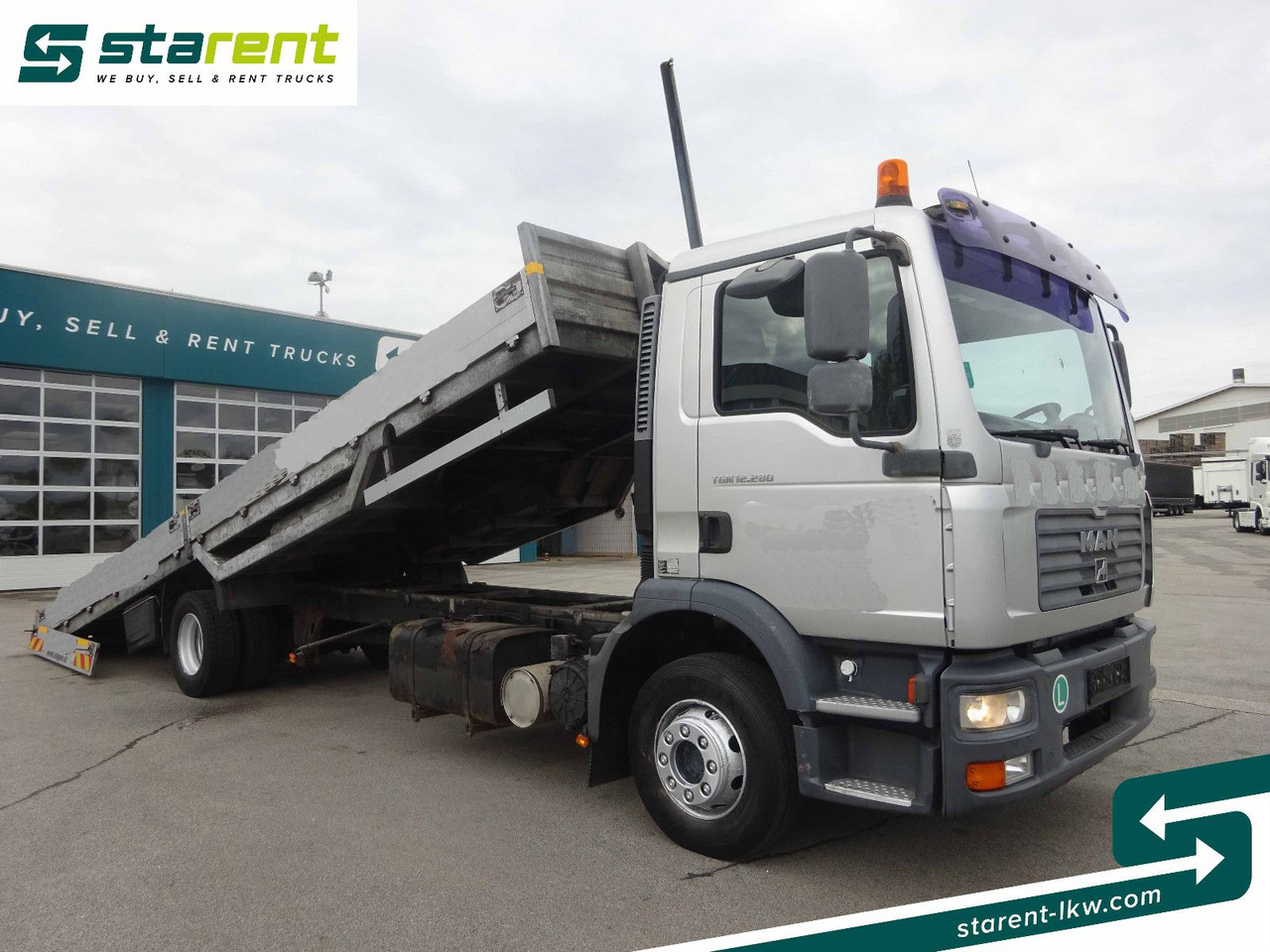 MAN TGM 12.280, Fahrzeugtransporter, kippbar - Tovornjak avtotransporter: slika 2 MAN TGM 12.280, Fahrzeugtransporter, kippbar - Tovornjak avtotransporter: slika 2