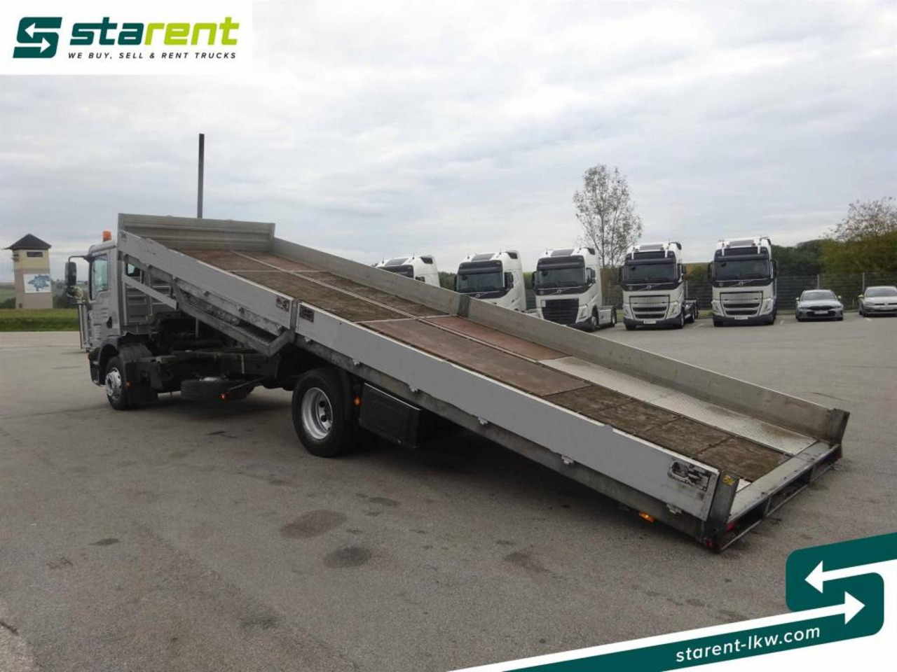 Tovornjak avtotransporter MAN TGM 12.280, Fahrzeugtransporter, kippbar: slika 5