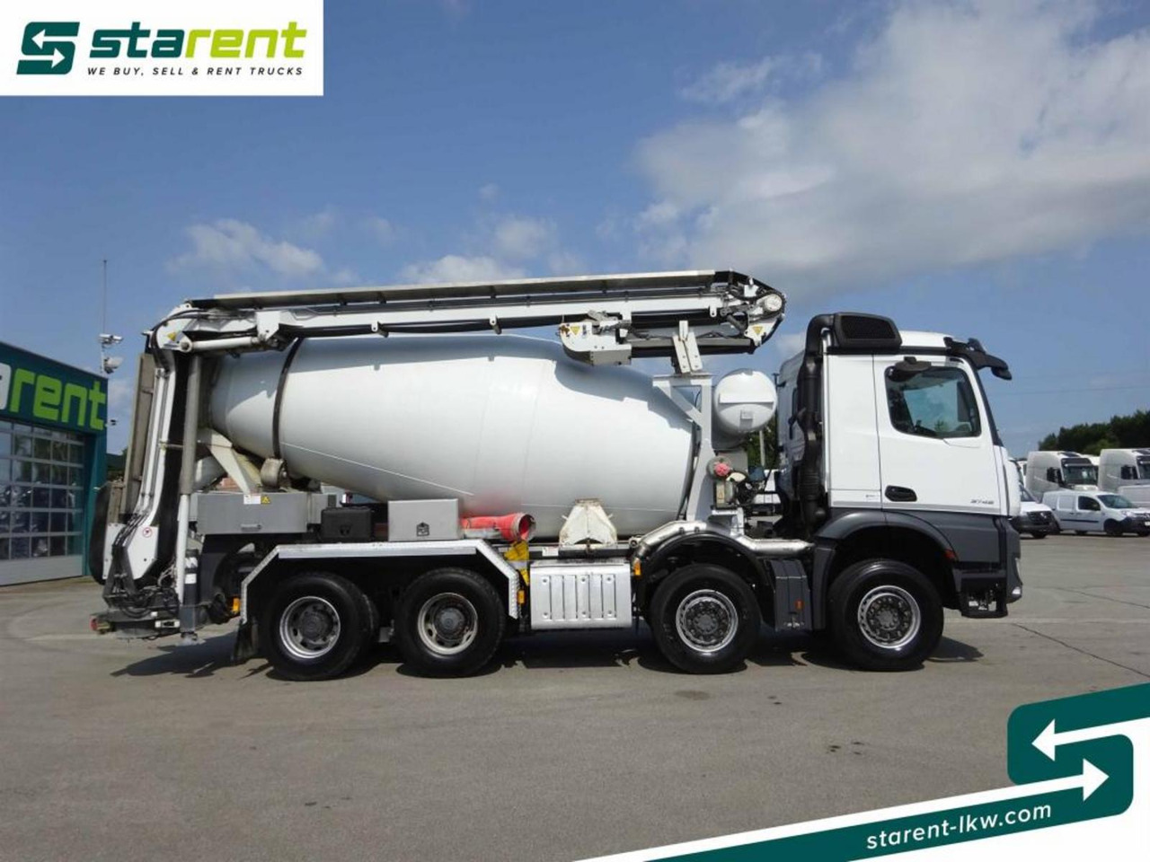 Mercedes Benz Arocs 3748 8x4 Liebherr Betonmischer + Förderband - Avtomešalec: slika 4 Mercedes Benz Arocs 3748 8x4 Liebherr Betonmischer + Förderband - Avtomešalec: slika 4