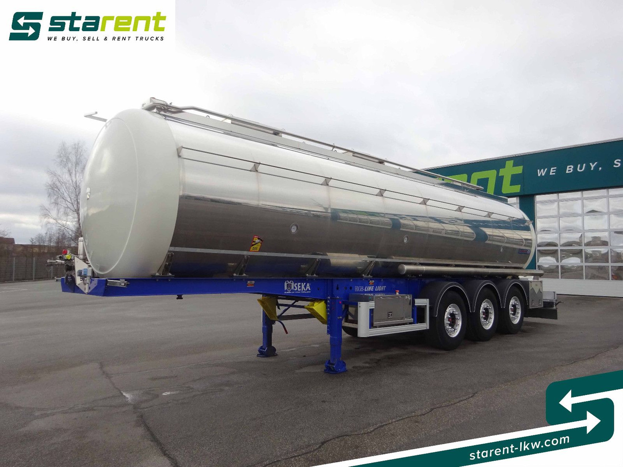 SEKA Lebensmitteltank, 31.000L, Liftachse, Alufelgen - Polprikolica cisterna: slika 1 SEKA Lebensmitteltank, 31.000L, Liftachse, Alufelgen - Polprikolica cisterna: slika 1