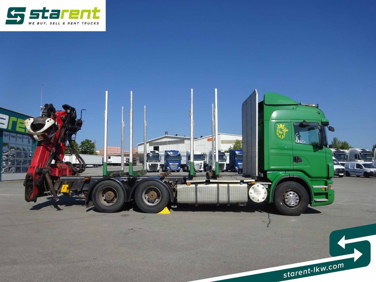 Scania R500 V8 6x4 Holzaufbau mit Kran, MOTORPROBLEM - Tovornjak za prevoz lesa, Tovornjak z dvigalom: slika 4 Scania R500 V8 6x4 Holzaufbau mit Kran, MOTORPROBLEM - Tovornjak za prevoz lesa, Tovornjak z dvigalom: slika 4