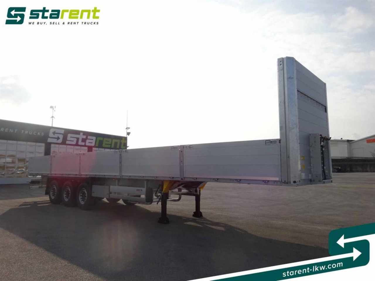 Schmitz Baustofftrailer Liftachse Rungen 80cm Bordwände - Polprikolica s kesonom: slika 3 Schmitz Baustofftrailer Liftachse Rungen 80cm Bordwände - Polprikolica s kesonom: slika 3