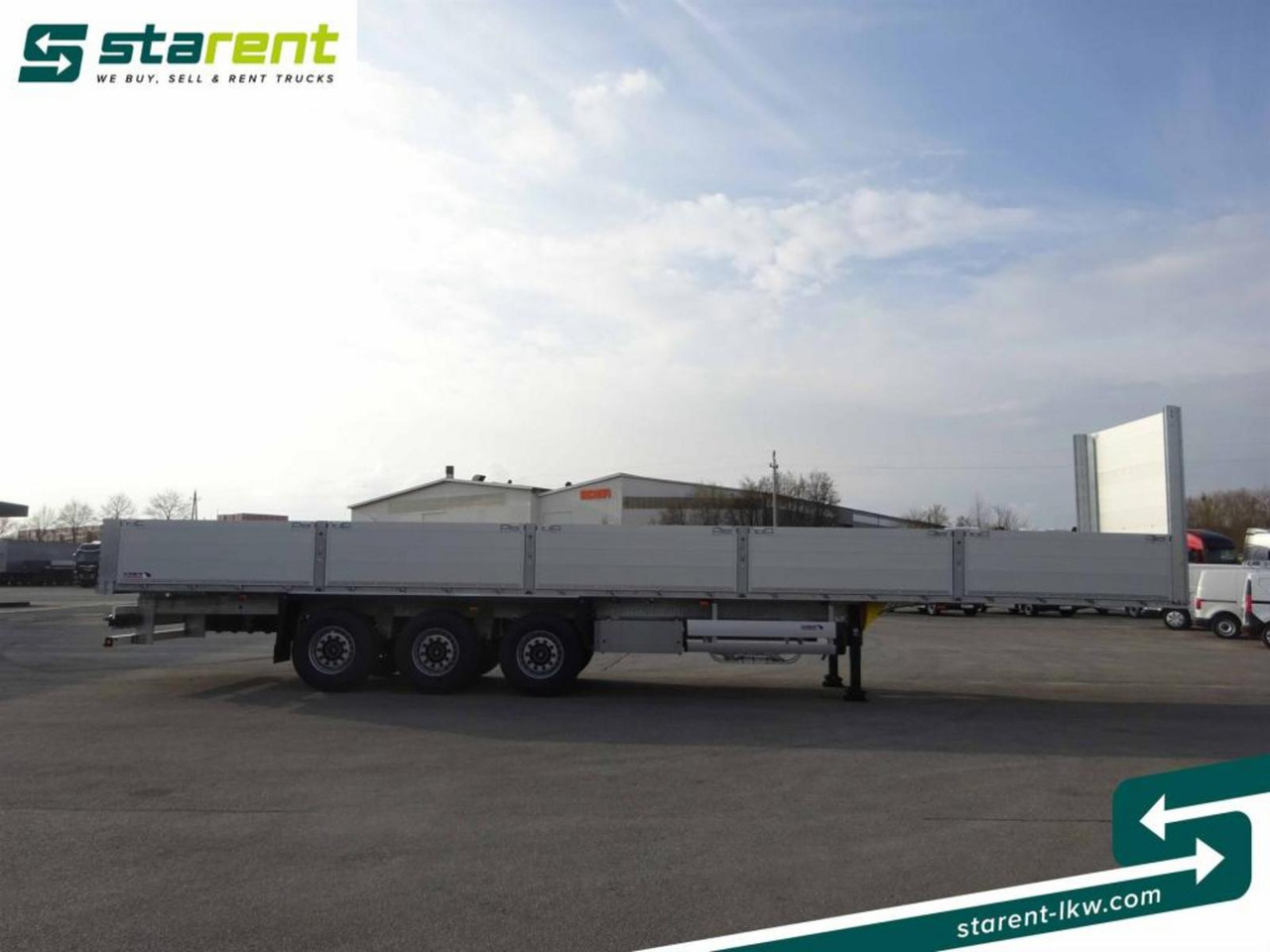 Schmitz Baustofftrailer Liftachse Rungen 80cm Bordwände - Polprikolica s kesonom: slika 4 Schmitz Baustofftrailer Liftachse Rungen 80cm Bordwände - Polprikolica s kesonom: slika 4