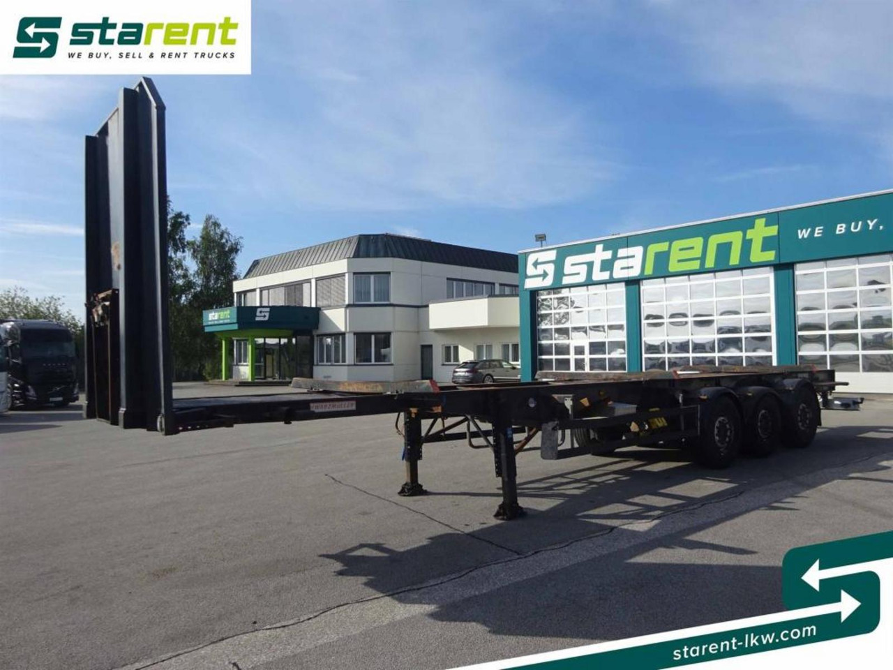 Schwarzmüller Holzrungenauflieger Liftachse TÜV gültig bis 09/25 - Polprikolica za prevoz lesa: slika 1 Schwarzmüller Holzrungenauflieger Liftachse TÜV gültig bis 09/25 - Polprikolica za prevoz lesa: slika 1