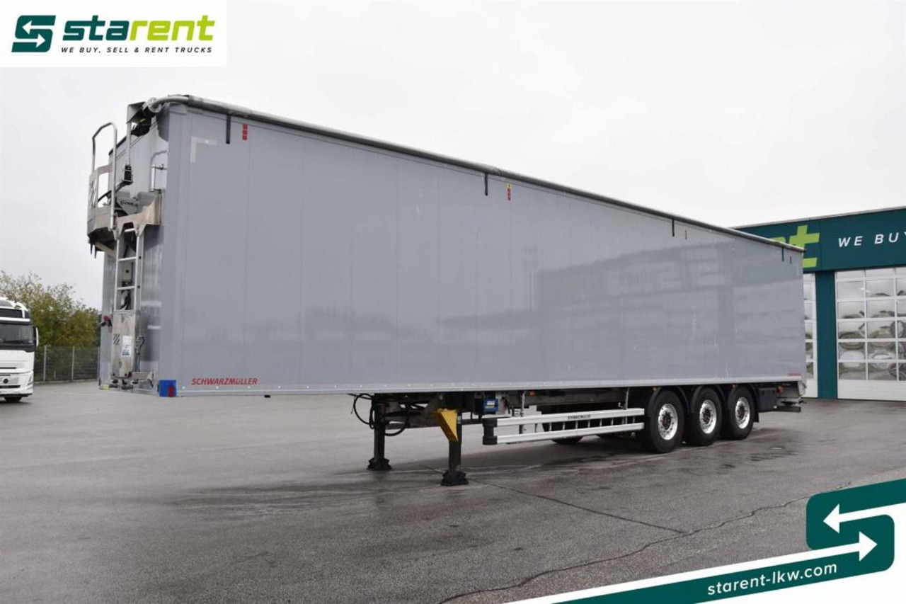 Schwarzmüller Schubbodenauflieger 10mm elektrisches Verdeck 91m³ - Tovorna pohodna polprikolica: slika 1 Schwarzmüller Schubbodenauflieger 10mm elektrisches Verdeck 91m³ - Tovorna pohodna polprikolica: slika 1