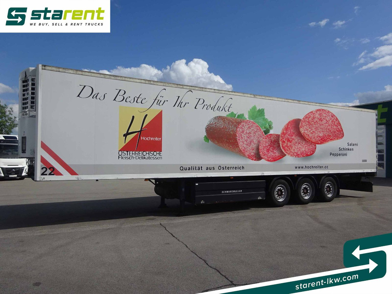 Schwarzmüller Thermotrailer, Thermo King SL400, Liftachse, SAF - Polprikolica zabojnik: slika 1 Schwarzmüller Thermotrailer, Thermo King SL400, Liftachse, SAF - Polprikolica zabojnik: slika 1