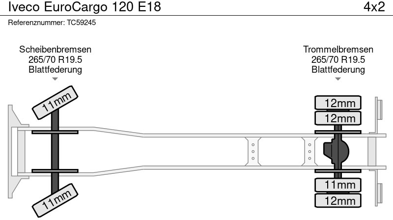 Iveco EuroCargo 120 E18 - Tovornjak-šasija: slika 4 Iveco EuroCargo 120 E18 - Tovornjak-šasija: slika 4