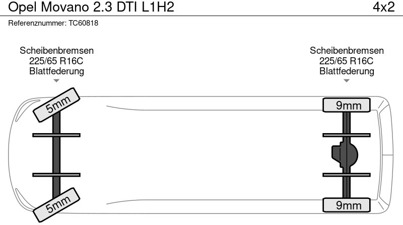 Opel Movano 2.3 DTI L1H2 - Mali kombi: slika 5 Opel Movano 2.3 DTI L1H2 - Mali kombi: slika 5