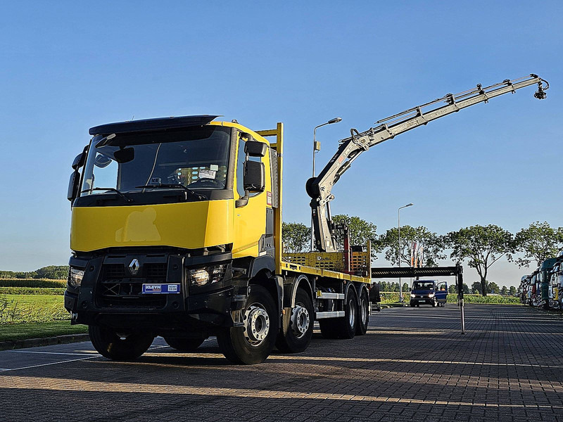 Renault K 430 HIAB 232ES-5 - Tovornjak s kesonom, Tovornjak z dvigalom: slika 1 Renault K 430 HIAB 232ES-5 - Tovornjak s kesonom, Tovornjak z dvigalom: slika 1