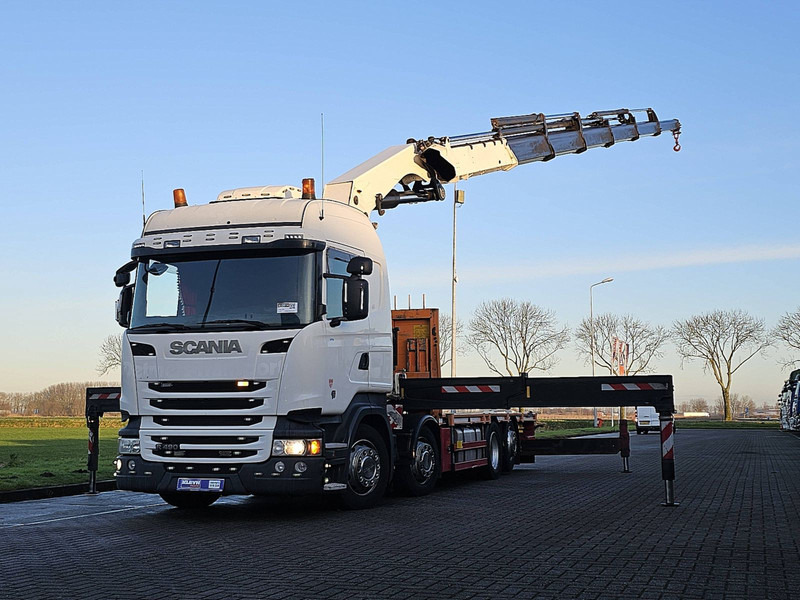 Tovornjak s kesonom, Tovornjak z dvigalom Scania R490 8x2*6 HMF6020 K6: slika 1