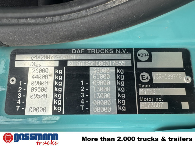 DAF CF 85.460 6x4, Bordmatik links - Tovornjak prekucnik: slika 4 DAF CF 85.460 6x4, Bordmatik links - Tovornjak prekucnik: slika 4