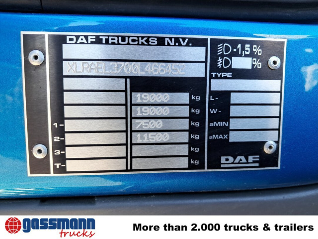 DAF LF 290 FA 4x2, Nebenantrieb, Navi - Tovornjak-šasija: slika 4 DAF LF 290 FA 4x2, Nebenantrieb, Navi - Tovornjak-šasija: slika 4