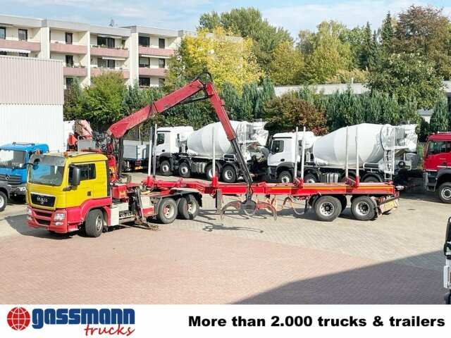 Polprikolica za prevoz lesa Doll A321, Ausziehbar von 10,7m-15,2m, 2x Lenkachse: slika 8