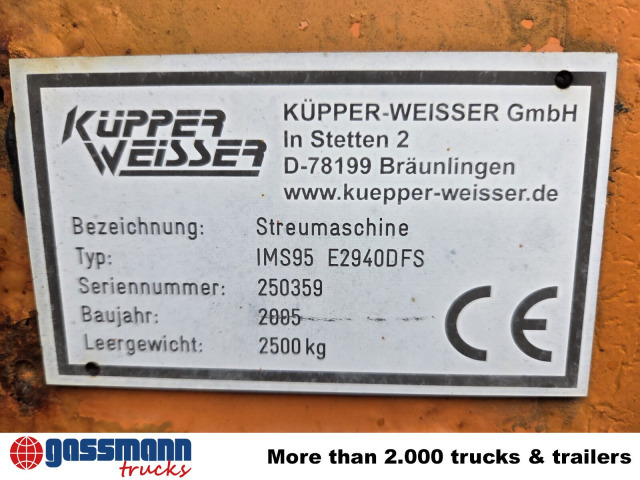IMS95 E2940DFS Salzstreuer ca. 4m³ - Posipalnik peska/ Soli: slika 3 IMS95 E2940DFS Salzstreuer ca. 4m³ - Posipalnik peska/ Soli: slika 3