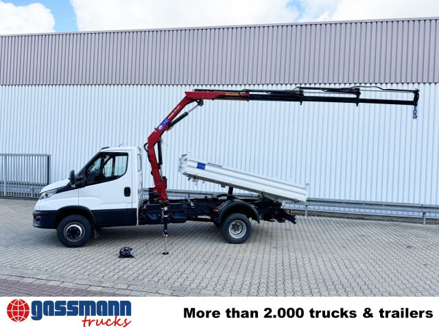 Iveco Daily 70C18H 4x2 mit Kran HMF 340-K3, Funk - Tovornjak prekucnik, Tovornjak z dvigalom: slika 4 Iveco Daily 70C18H 4x2 mit Kran HMF 340-K3, Funk - Tovornjak prekucnik, Tovornjak z dvigalom: slika 4