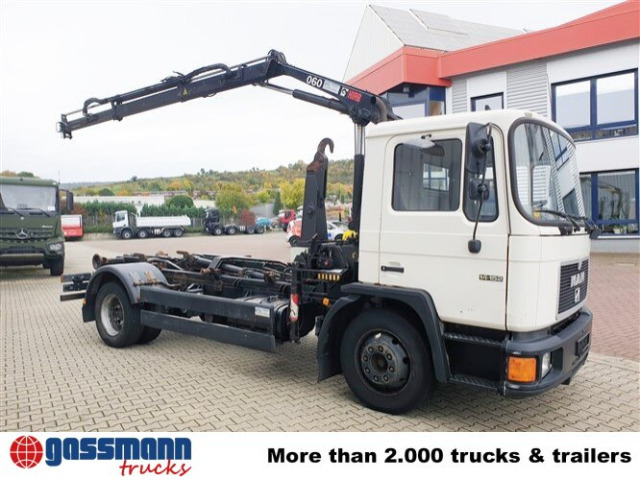 MAN 14.152 F 4x2 BB mit Kran Hiab 060-2 - Kotalni prekucni tovornjak, Tovornjak z dvigalom: slika 2 MAN 14.152 F 4x2 BB mit Kran Hiab 060-2 - Kotalni prekucni tovornjak, Tovornjak z dvigalom: slika 2
