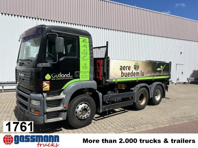 MAN TGA 26.363 6x4 BB, 2-S-Alukipper - Tovornjak prekucnik, Tovornjak z dvigalom: slika 1 MAN TGA 26.363 6x4 BB, 2-S-Alukipper - Tovornjak prekucnik, Tovornjak z dvigalom: slika 1