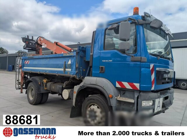 MAN TGM 18.290 4X4 BB, EEV, Heckkran Atlas AK - Tovornjak prekucnik, Tovornjak z dvigalom: slika 1 MAN TGM 18.290 4X4 BB, EEV, Heckkran Atlas AK - Tovornjak prekucnik, Tovornjak z dvigalom: slika 1