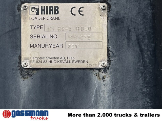 MAN TGM 18.290 4x2 LL, EEV, Kran Hiab XS 111 ES-3 - Tovornjak prekucnik, Tovornjak z dvigalom: slika 2 MAN TGM 18.290 4x2 LL, EEV, Kran Hiab XS 111 ES-3 - Tovornjak prekucnik, Tovornjak z dvigalom: slika 2