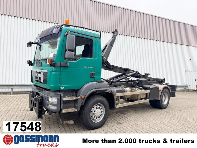 MAN TGM 18.340 4x4 BB, Hiab LHT 19046 Abrollkipper, - Kotalni prekucni tovornjak: slika 1 MAN TGM 18.340 4x4 BB, Hiab LHT 19046 Abrollkipper, - Kotalni prekucni tovornjak: slika 1