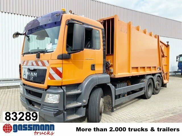 MAN TGS 26.320 6x2-4 BL, Lenkachse, Haller X2, - Smetarski tovornjak: slika 1 MAN TGS 26.320 6x2-4 BL, Lenkachse, Haller X2, - Smetarski tovornjak: slika 1